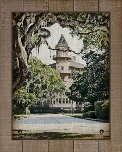 Jekyll Island Club Hotel (vertical) - On 100% Natural Linen