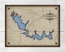 Load image into Gallery viewer, Lake Tobesofkee Georgia - On 100% Natural Linen
