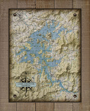 Load image into Gallery viewer, Lake Chatuge Georgia - On 100% Natural Linen
