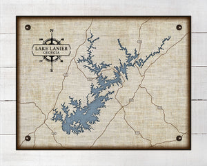 Lake Lanier - On 100% Natural Linen