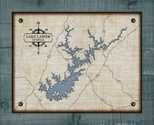 Load image into Gallery viewer, Lake Lanier - On 100% Natural Linen
