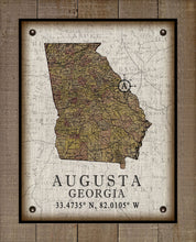 Load image into Gallery viewer, Augusta Georgia Vintage Design On 100% Natural Linen
