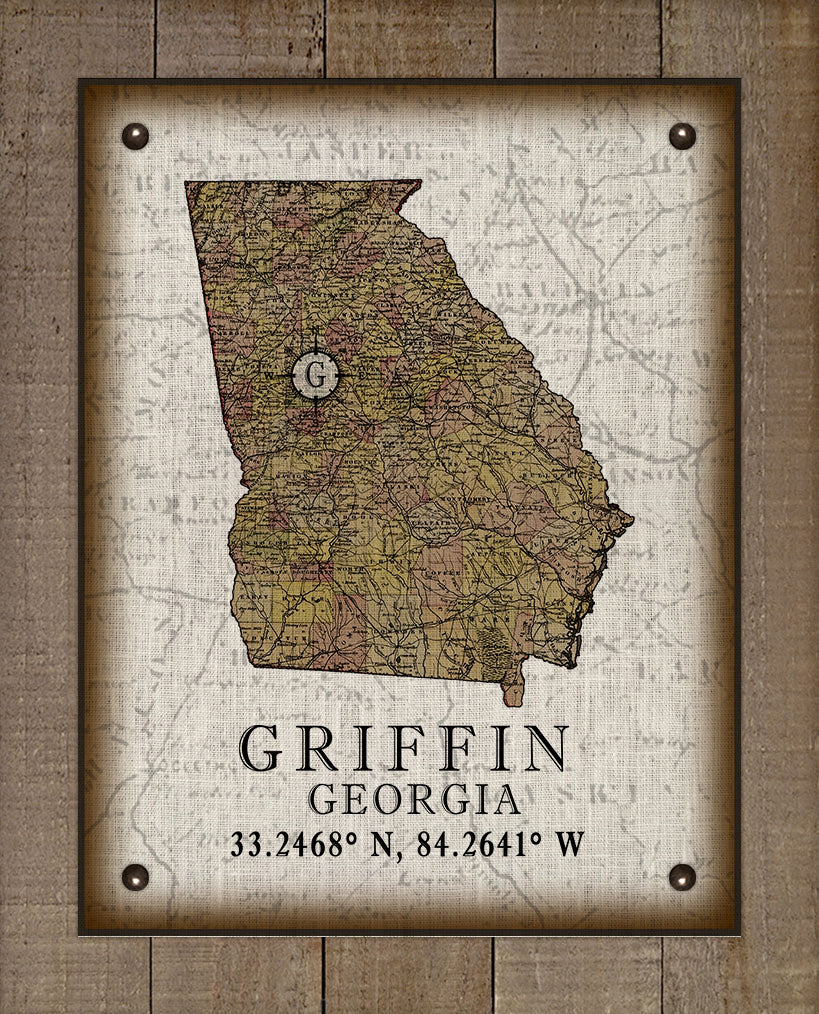 Griffin Georgia Vintage Design On 100% Natural Linen