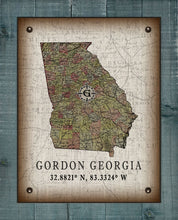 Load image into Gallery viewer, Gordon Georgia Vintage Design On 100% Natural Linen
