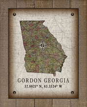 Load image into Gallery viewer, Gordon Georgia Vintage Design On 100% Natural Linen
