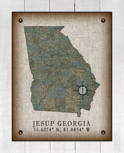 Load image into Gallery viewer, Jesup Georgia Vintage Design On 100% Natural Linen
