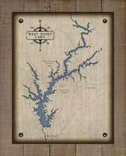 Load image into Gallery viewer, West Point Lake - On 100% Natural Linen
