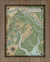 Load image into Gallery viewer, Wilmington, Whitemarsh And Dutch Island Nautical Chart - On 100% Natural Linen
