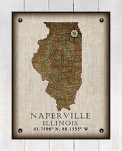 Load image into Gallery viewer, -Any State &amp; Town In The U.S.A. - Board Mounted Canvas Print
