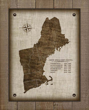 Load image into Gallery viewer, New England Vintage Design - On 100% Natural Linen
