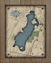 Load image into Gallery viewer, Onata Lake Massachusetts - Board Mounted Canvas Print
