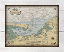 Load image into Gallery viewer, Barnstable Harbor Massachusettes Nautical Chart On 100% Natural Linen
