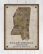 Load image into Gallery viewer, -Any State &amp; Town In The U.S.A. - Board Mounted Canvas Print

