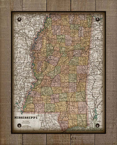 1800s Mississippi - On 100% Natural Linen