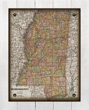 Load image into Gallery viewer, 1800s Mississippi - Board Mounted Canvas Print
