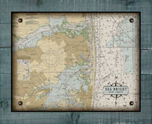 Load image into Gallery viewer, Sea Bright New Jersey Map - On 100% Natural Linen
