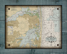 Load image into Gallery viewer, Sea Bright New Jersey Map - On 100% Natural Linen
