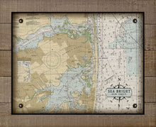 Load image into Gallery viewer, Sea Bright New Jersey Map - On 100% Natural Linen
