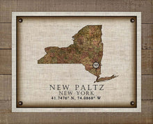 Load image into Gallery viewer, New Paltz New York Vintage Design - On 100% Natural Linen
