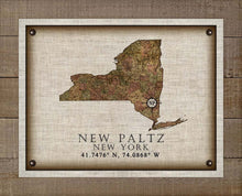 Load image into Gallery viewer, New Paltz New York Vintage Design - On 100% Natural Linen
