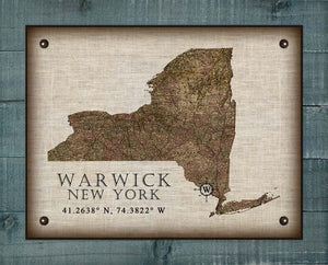 Warwick New York Vintage Design - On 100% Natural Linen