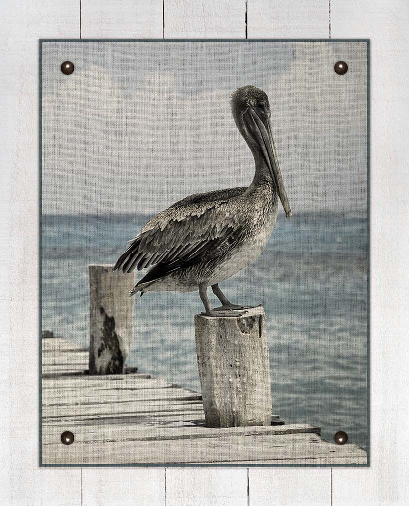 Peliacan 1 (Vertical)  - On 100% Natural Linen