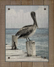 Load image into Gallery viewer, Peliacan 1 (Vertical)  - On 100% Natural Linen
