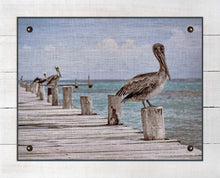 Load image into Gallery viewer, Peliacans 1 (Horizontal)  - Board Mounted Canvas Print
