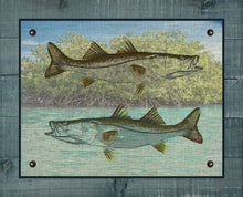 Load image into Gallery viewer, Snook 2 - On 100% Natural Linen
