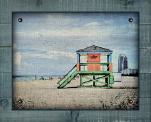 Load image into Gallery viewer, Lifegaurd Shack - On 100% Natural Linen
