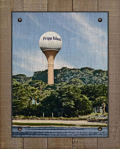 Fripp Island Sign - On 100% Linen