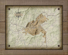 Load image into Gallery viewer, Sylva North Carolina Map Design - On 100% Natural Linen
